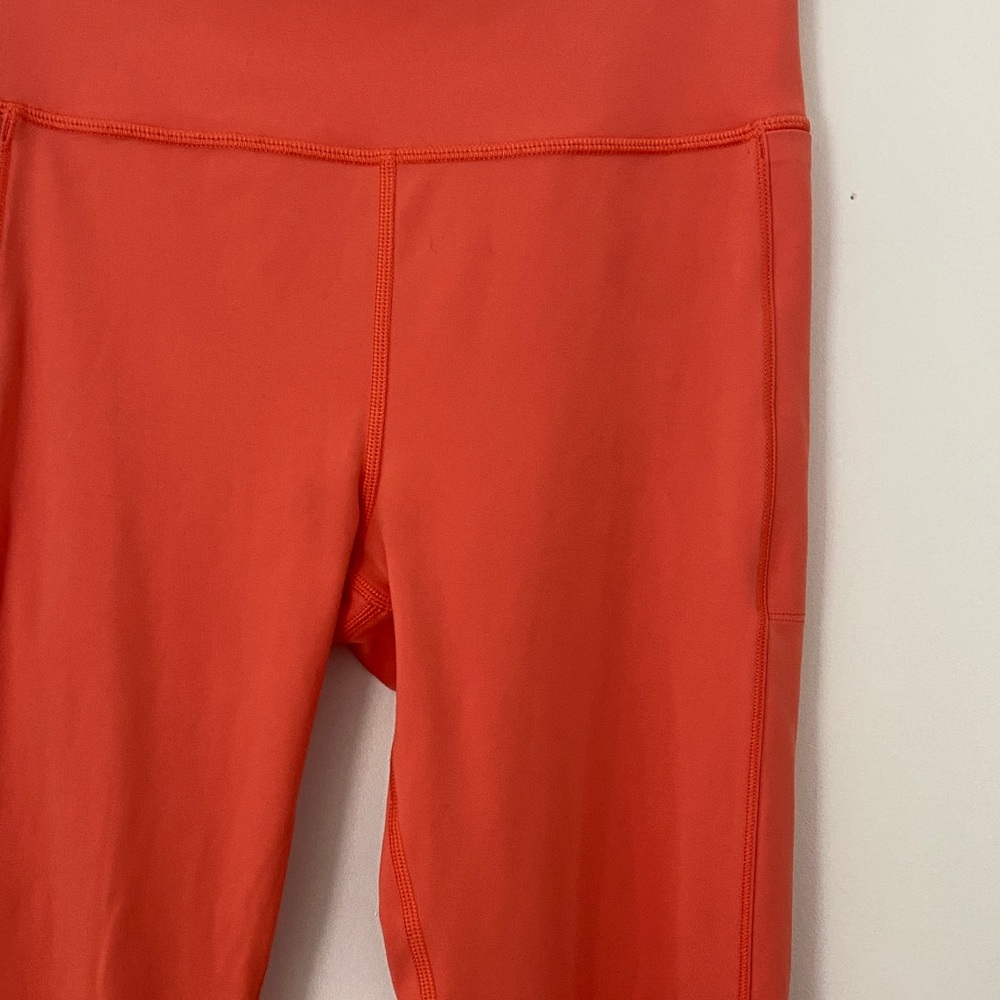 NOT FOR SALE vuori Studio Pocket Legging Grapefruit - Picture 6 of 16